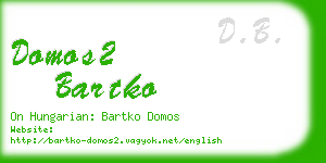 domos2 bartko business card